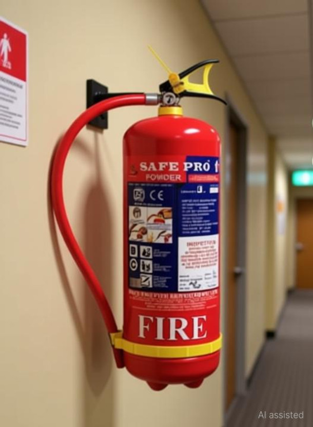 Safepro ABC TYPE Fire Extinguisher Mount(4 kg)