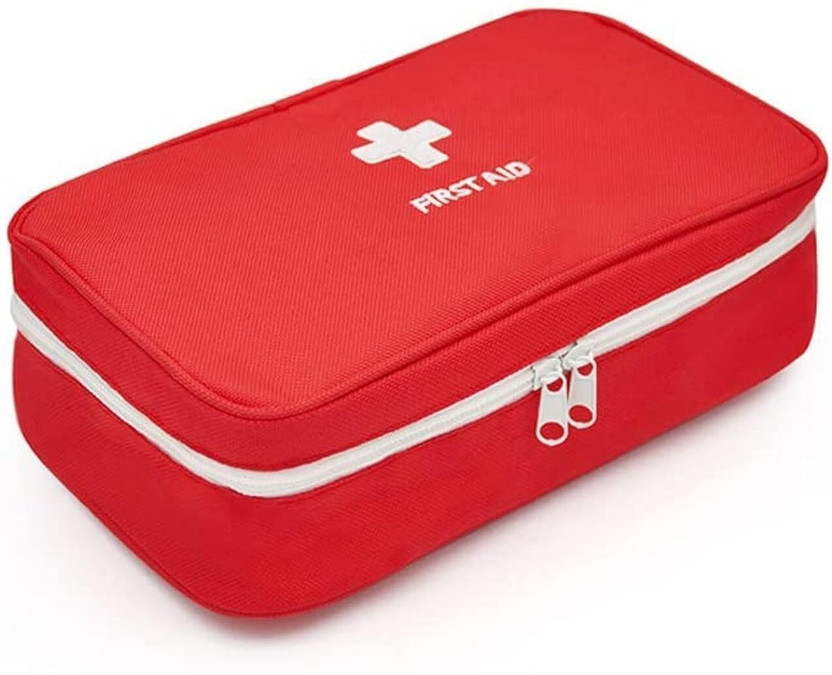 Shyam DealsHub Travel Medicine Pouch EmergencyFirst Aid Kit Pouchorganizer With Medicine-Pocket First Aid Kit(Home, Sports and Fitness, Vehicle, Workplace)