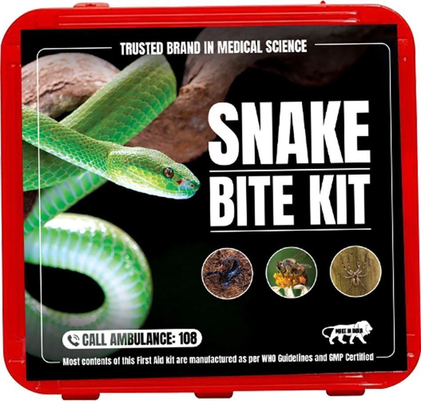 Opulent Mirage Snake Bite First Aid Safety Kit with Venom Suction Pump First Aid Kit(Home, Workplace)