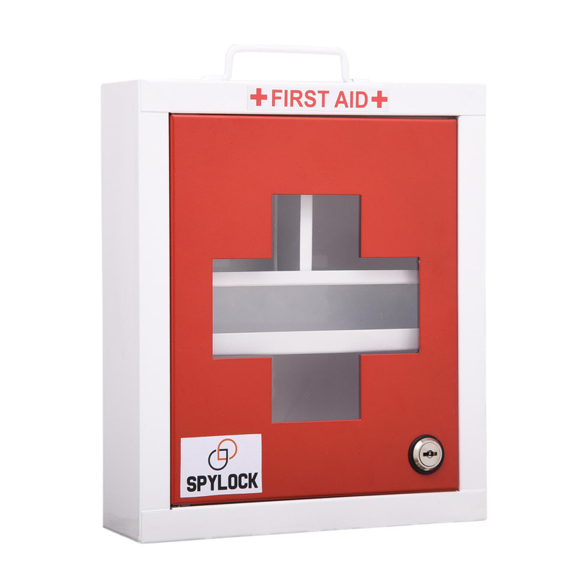 Spylock High Grade Wall Mount First Aid Box Emergancy Medical Box First Aid Kit First Aid Kit(Sports and Fitness, Vehicle, Workplace)