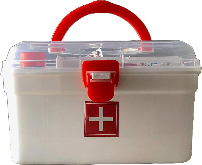 GARUDAFLY Plastic Rectangular Medicine Box, Medical Box - 110 First Aid Kit(Sports and Fitness)