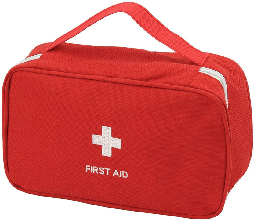 BUYZIE First Aid Kit Bag with Handle | Medicine Storage Box First Aid Kit(Sports and Fitness, Home, Workplace)