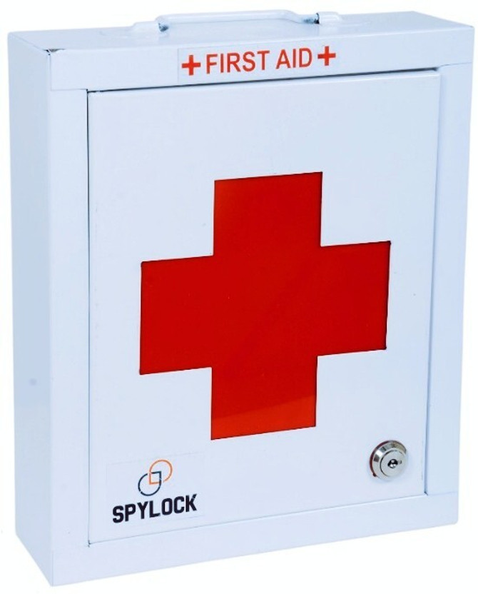 Spylock High Grade Metal First Aid Box Emergancy Medical Box First Aid Kit Wall Mountble First Aid Kit(Home, Workplace, Sports and Fitness)