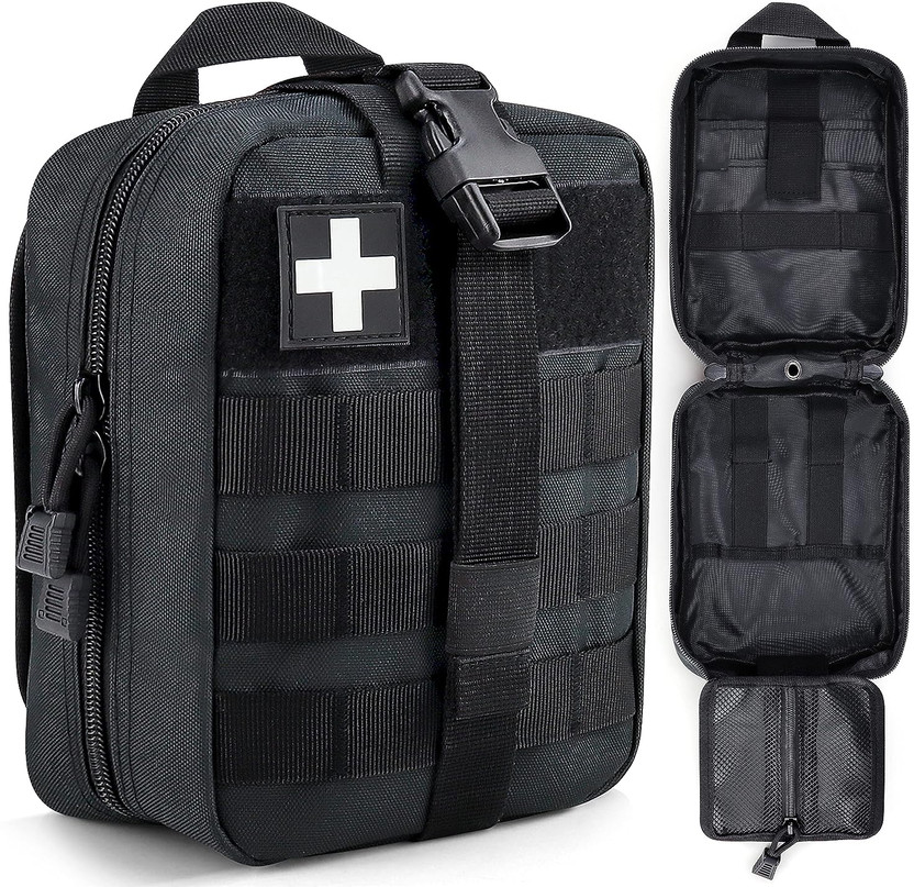 HANDCUFFS First Aid Bag Portable Medical Bag Emergency Medicine Storage Bag for Travel First Aid Kit(Workplace)