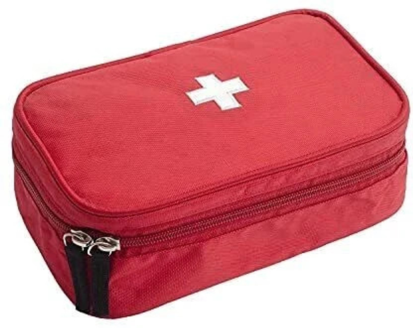 SOLACE HYGIENE First Aid Kit Bag,Medicine Storage Box |Perfect For Travel, Camping, Home, Red First Aid Kit(Home, Vehicle, Workplace)