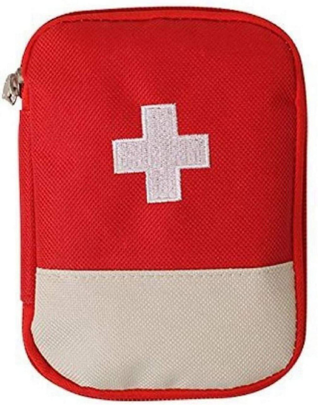 VarniZone First aid Pouch Mini First Aid Kit Travel Pouch Medicine Storage Bag First Aid Kit(Home, Sports and Fitness, Vehicle, Workplace)