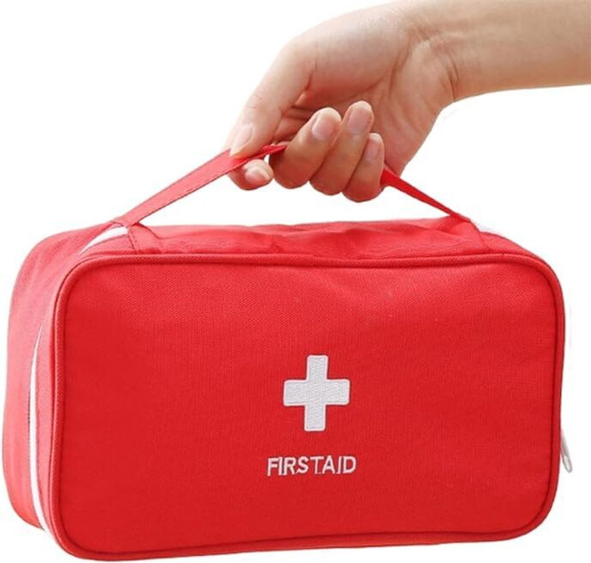 vhbie Emergency First Aid Kit Pouch | Multi-Layer Travel Medicine Pouch First Aid Kit(Home)