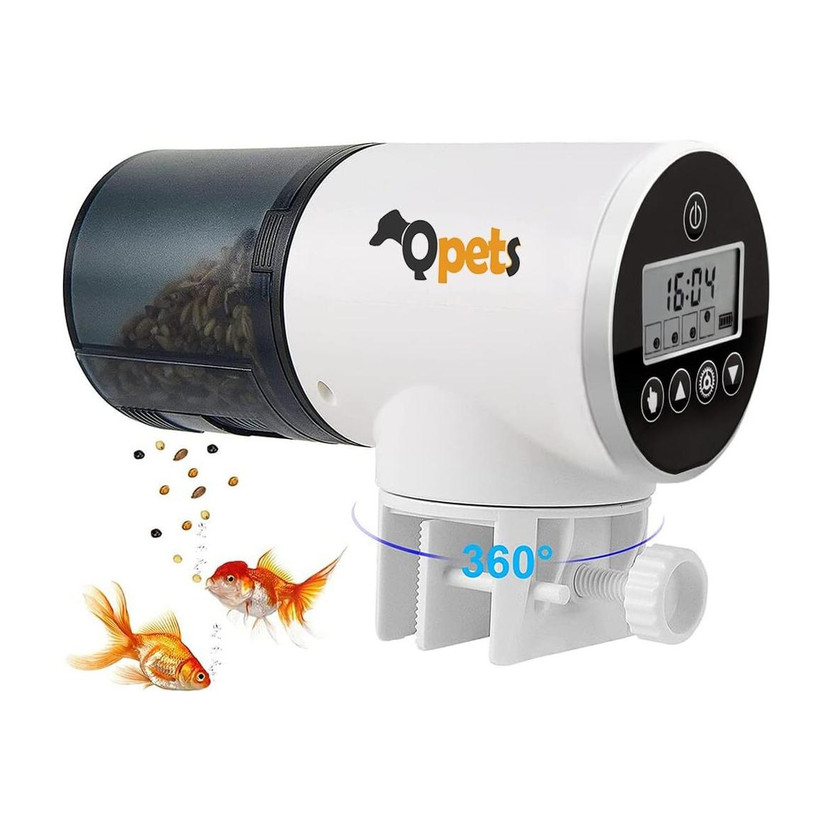 Qpets Qpets Automatic Aquarium Fish Feeder Digital Automatic Fish Feeder(0.8 L) - Flipkart Deal