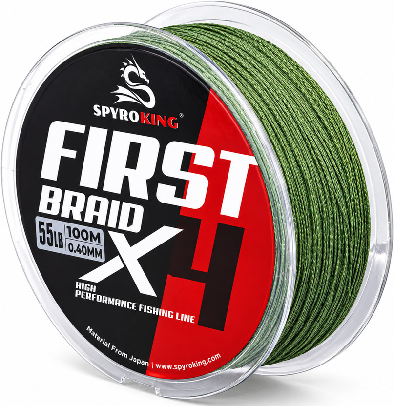 SPYROKING Braided Fishing Line(Green)