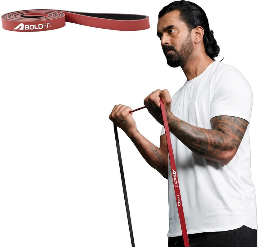 BOLDFIT BOLDFIT Heavy Resistance Band For Exercise & Stretching Resistance Tube For Men & Women Resistance Band(Orange, Pack of 1) - Flipkart Deal