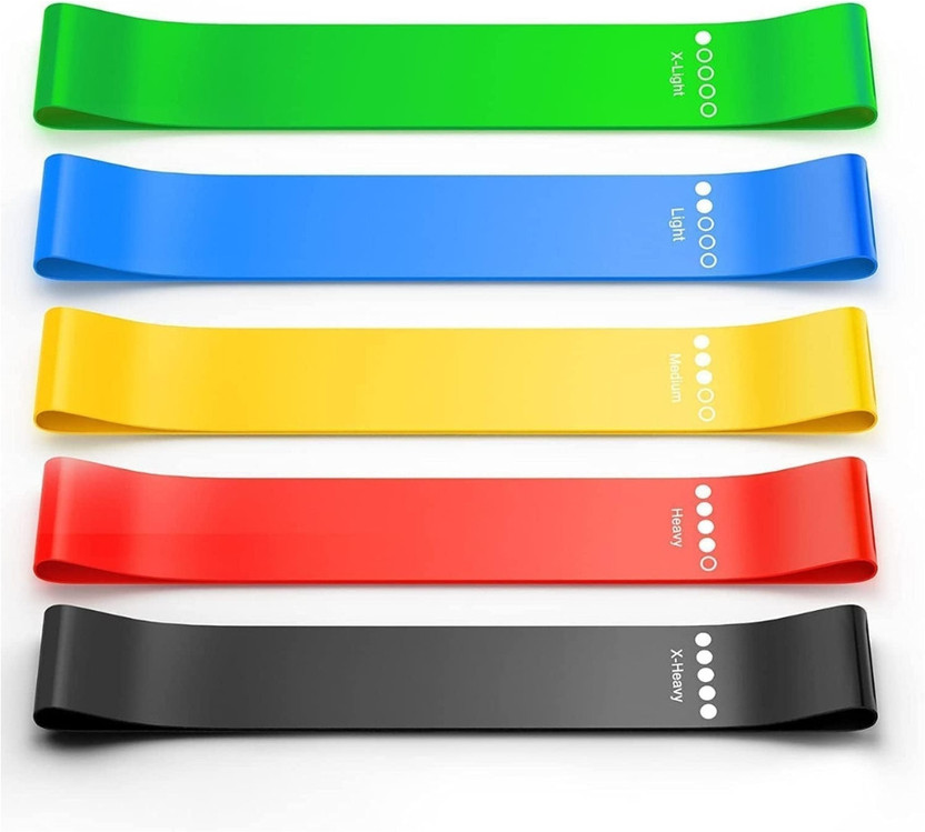NORWICH NORWICH ENTERPRISE Resistance Elastic Rubber Loop Bands with Carry Bag , Men&Women for Gym 392 Resistance Band(Multicolor) - Flipkart Deal