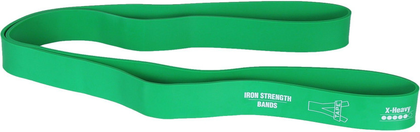 The Workout zone Heavy Resistance Training Band For Mobility & Fitness - 41 Inch long Powerlifting Fitness Band(Green, Pack of 1)