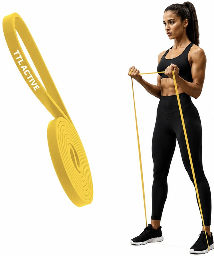 TTL ACTIVE Resistance Band Resistance Band(Yellow, Pack of 1)