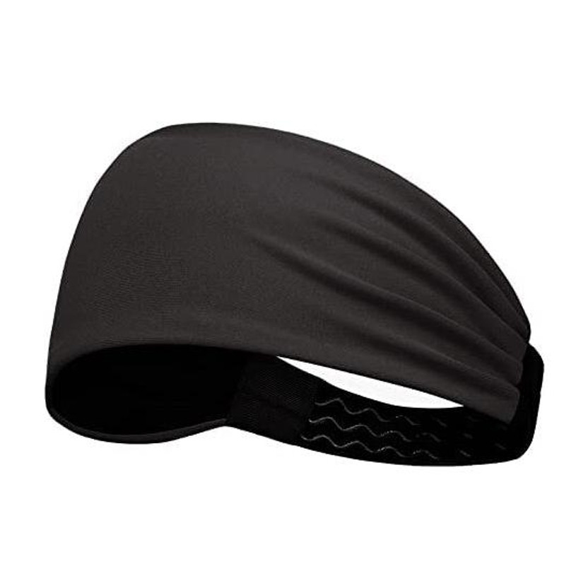 Caiuse Caiuse Black Running HeadBand for Sports - Athletic Sweatbands Head Band Fitness Band(Pack of 1) - Flipkart Deal