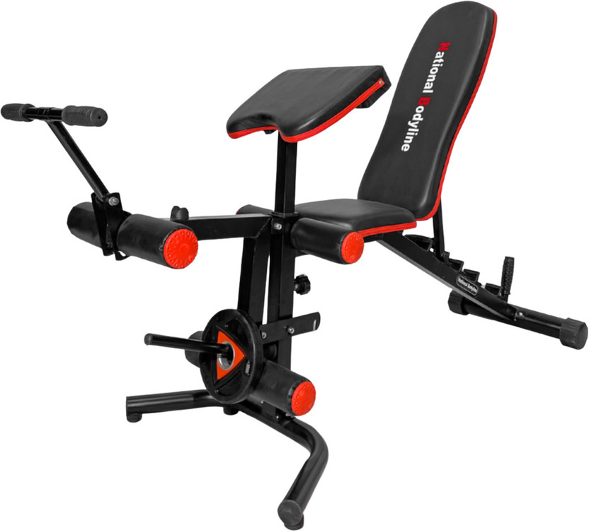NATIONAL BODYLINE NB-HF10 Multi Adjustable Bench for Home Gym Setup Multipurpose Fitness Bench