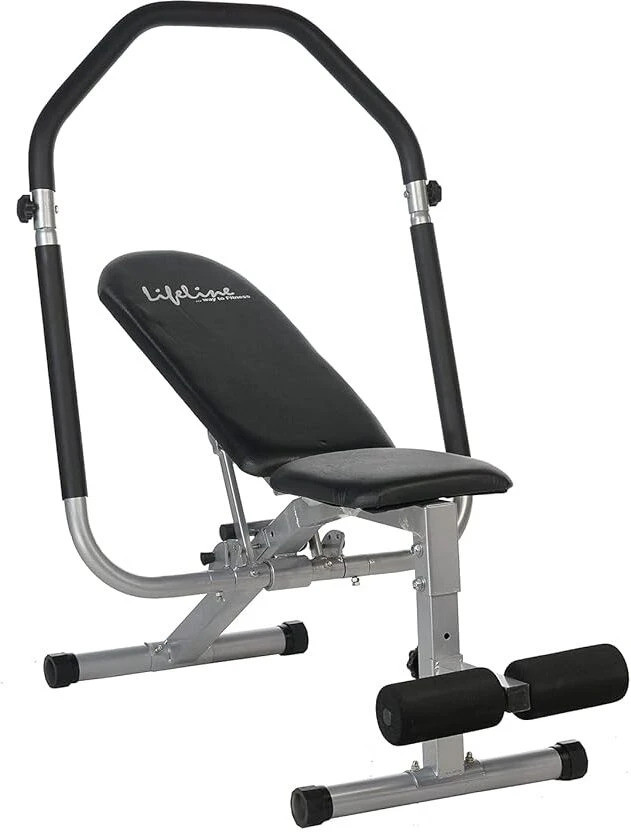Lifeline AB Care Bench Commercial Core Training & Abs Exerciser with 5 Adjustable Levels Abdominal Fitness Bench