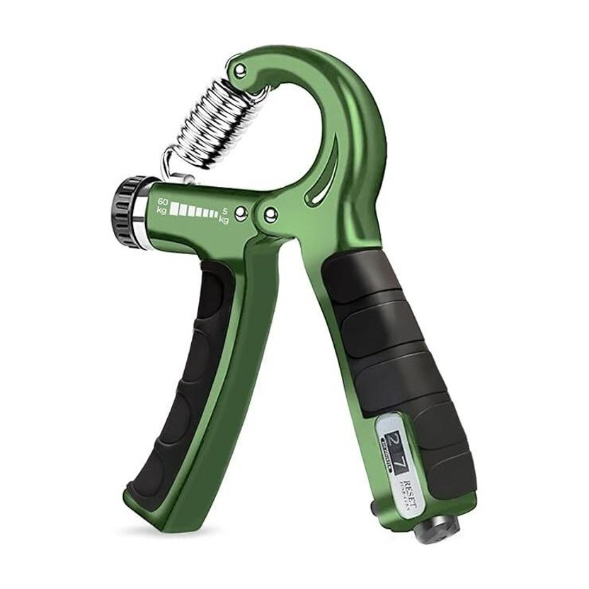 iamalot Adjustable Strengthener With Counter | Gripper | Exerciser Hand Grip Fitness Accessory Kit Kit