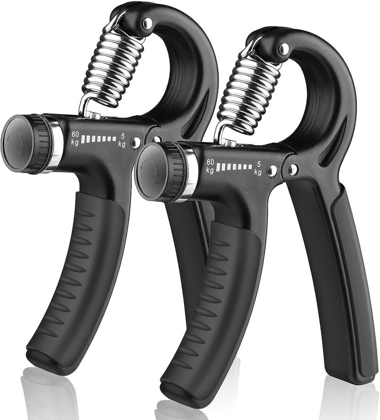 URFAVSTORE Adjustable Hand Grip Strengthener Combo Pack of 2 Hand Grip/Fitness Grip(Multicolor)