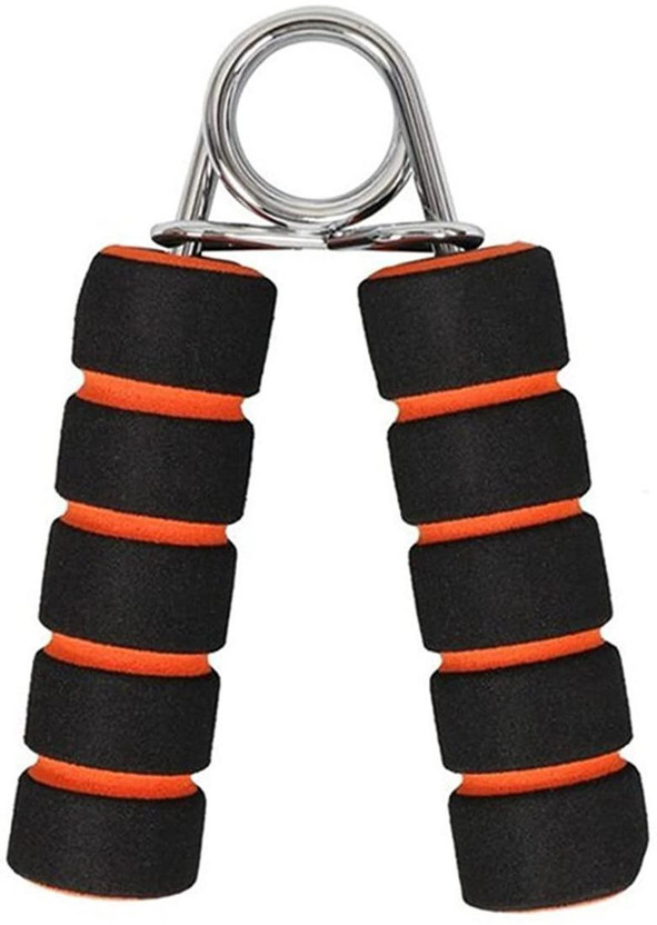 Vaishno V-Shape Hand Gripper Wrist Arm Exerciser Fitness Foam Hand Grip (Red, Black) Hand Grip/Fitness Grip(Black, Red)