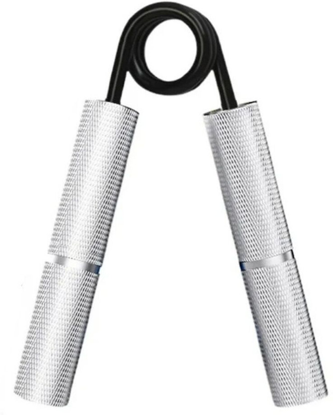 Comfortinglives Metal Hand Gripper 150 LBS Heavy Duty Grip Strength Trainer Gym Tool Hand Grip/Fitness Grip(Silver)