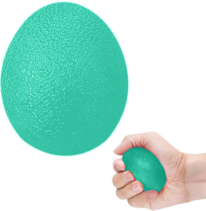 JUPREV Stress Relief Squeeze Egg Ball for Hand Exercise ( 1 pcs., Multicolor ) Fitness Accessory Kit Kit