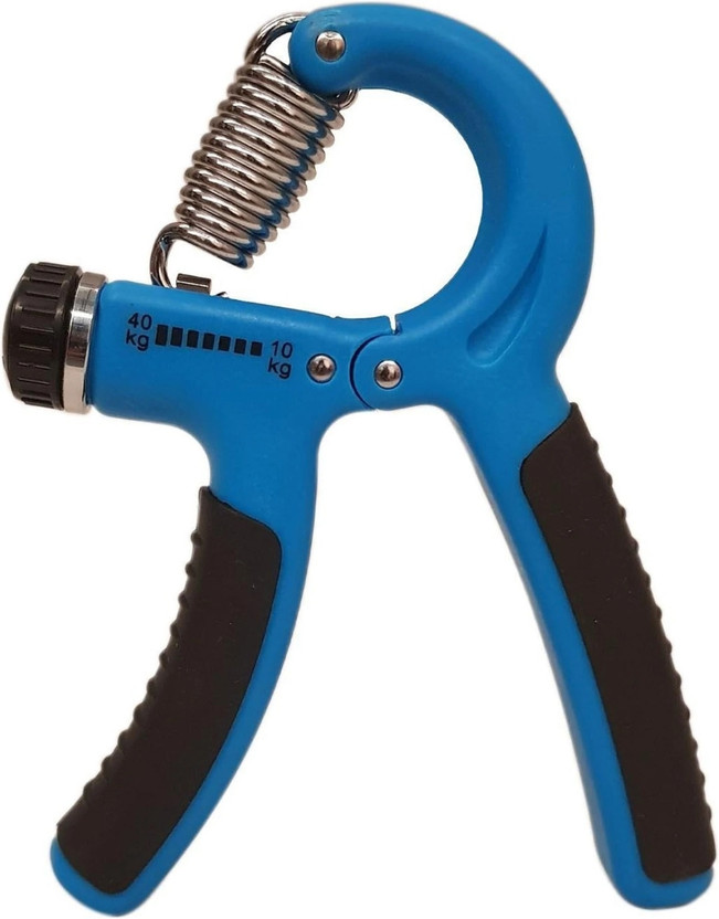 Adrenex by Flipkart Adjustable Hand Grip Strengthener | Forearm & Wrist Strength Trainer Hand Grip/Fitness Grip(Blue)