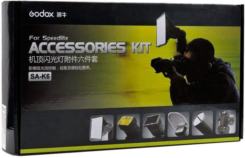 GODOX SA-K6 6 in 1 Photography Speedlite Accessories Kit Flash(Na)