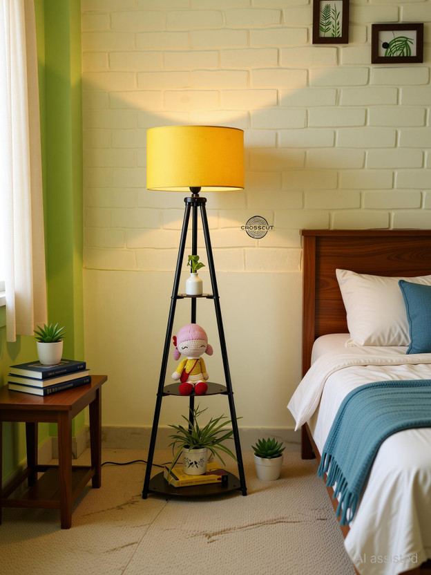 Crosscut Furniture Tripod Floor lamp