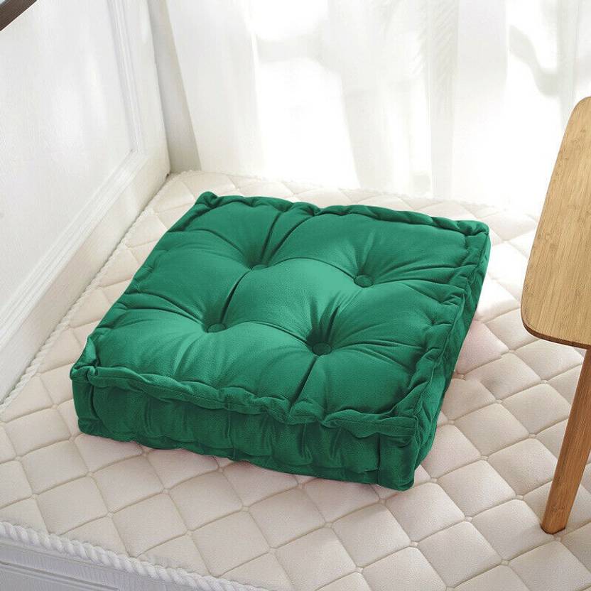 Hiputee Floor Cushion for Multipurpose Dark Green Floor Chair Price in