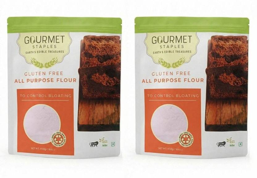 Gourmet Staples Gluten-Free All Purpose Flour - (Pack of 2), Perfect for All Baking & Roti Needs(1800 g, Pack of 2)