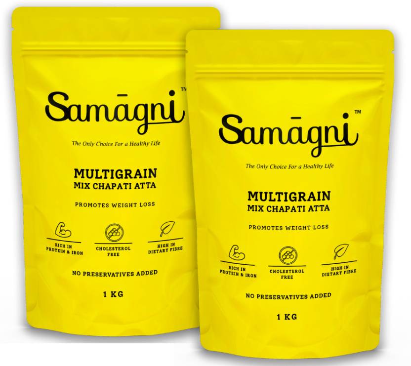 SAMAGNI Multigrain Mix Chapati Atta Promotes Weight Loss Price in