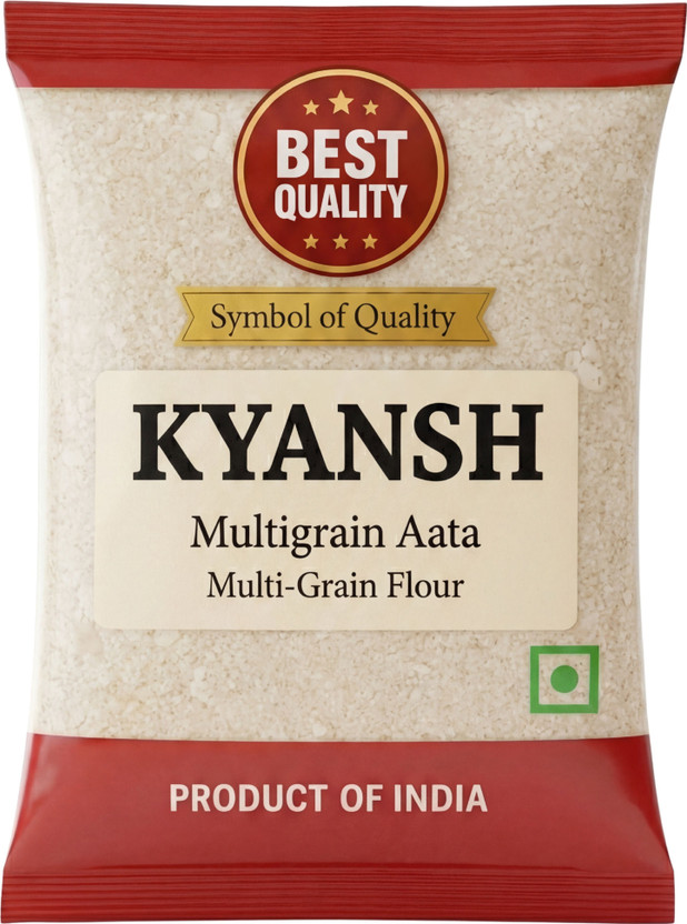 Kyansh 5kg Pack of Multigrain flour (Multigrain aata)(5 kg)