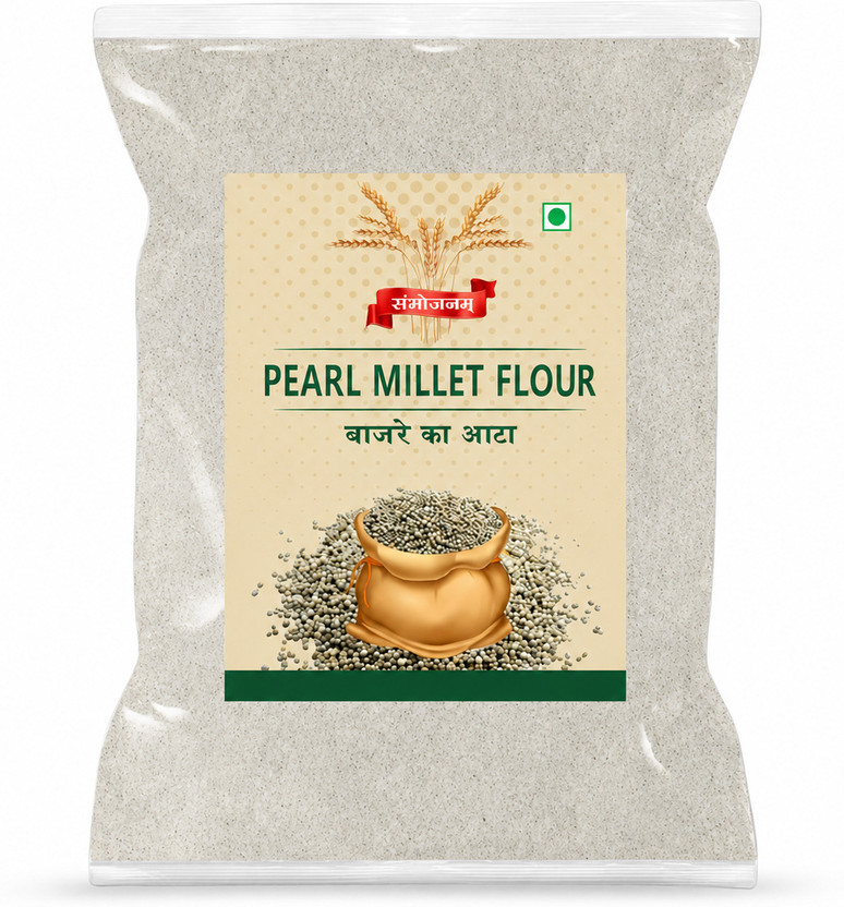Sambhojanam Best Quality Bajra Atta/Pearl Millet Flour(2 kg)