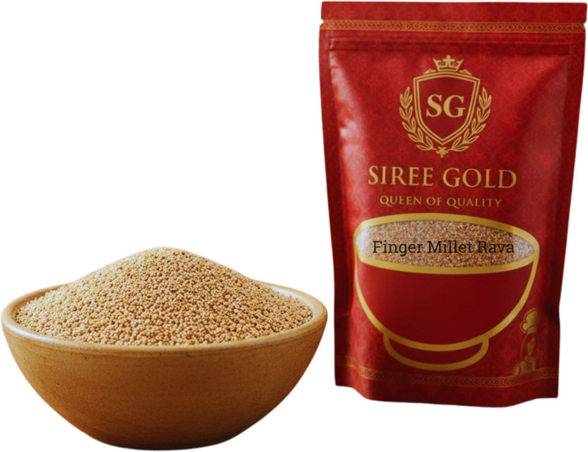 Siree Gold Finger Millet Rawa | Premium Ragi Rava | Healthy Gluten-Free Millet(1 kg)