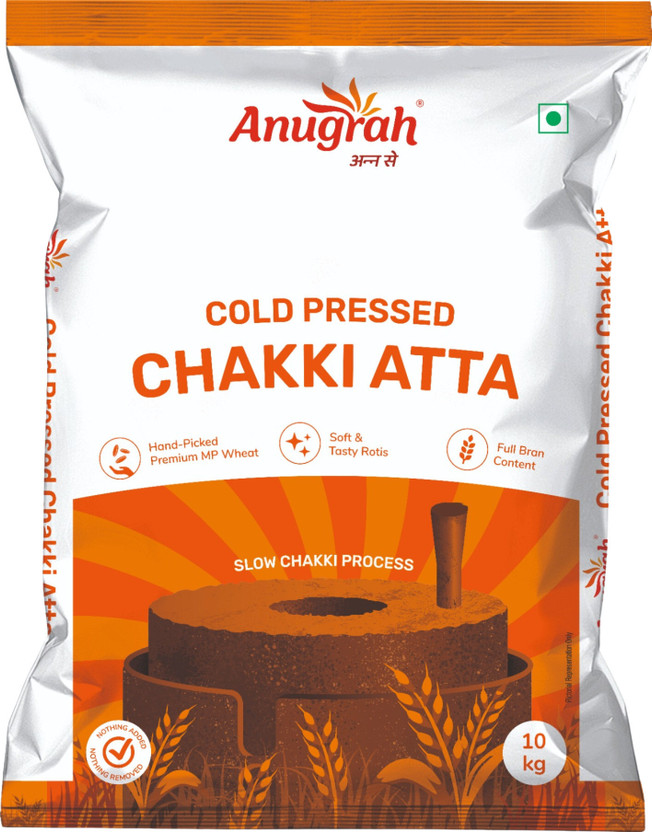 Anugrah Cold-Pressed Whole Wheat Flour(10 kg)