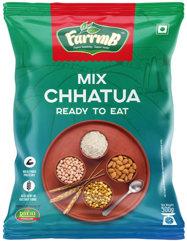 FarrmB Mix Chhatua - Ready to Eat, High Protein & Dietary Fibre(500 g)