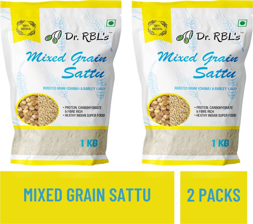Dr. RBL's Mixed Grain Sattu AttaPowder Chana Sattu with Jau Sattu