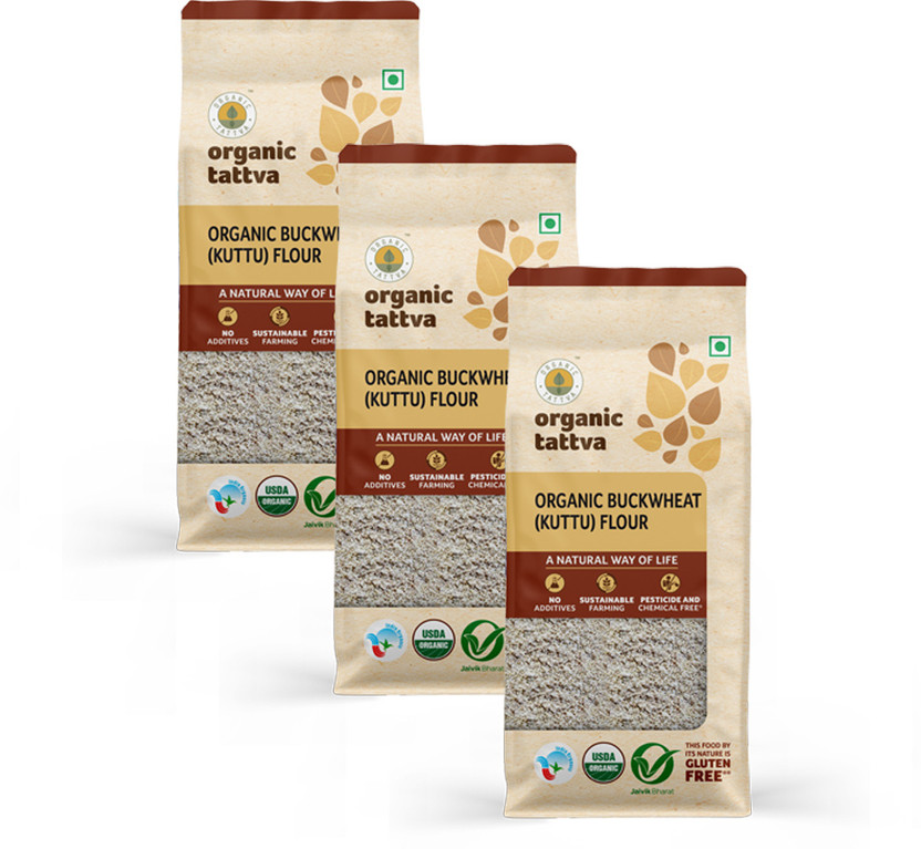 Organic Tattva Organic Buckwheat (Kuttu)(750 g, Pack of 3)