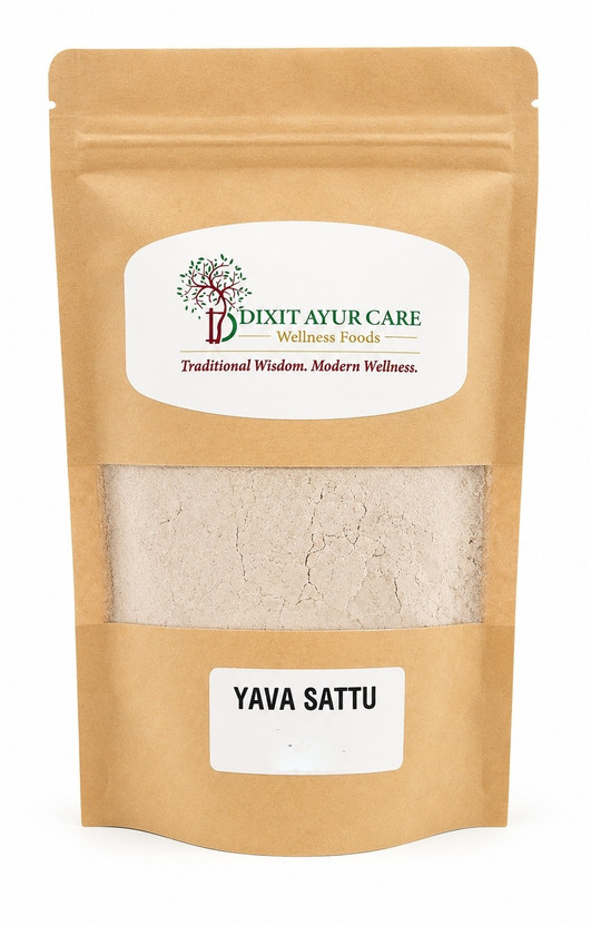 DAC - DIXIT AYURCARE - Wisdom of Ayurveda YAVA SATTU (Roasted Barley Flour)(300 g)