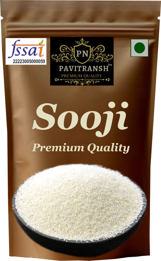 pavitransh Sooji - Fine Semolina Flour For Cooking & Baking, Rava for Idli(200 g)