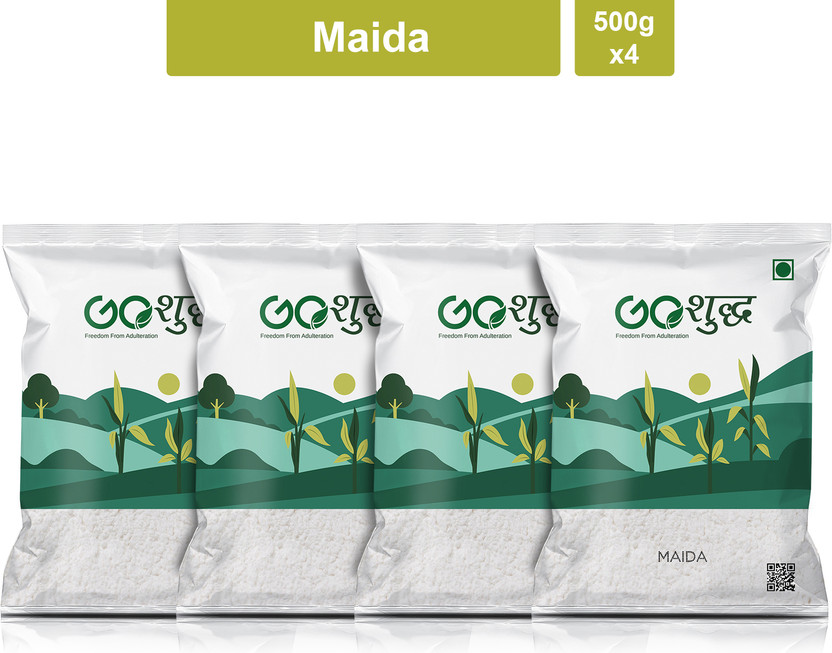 Goshudh Maida 500g Each (Pack of 4)- 2000g(2 kg, Pack of 4)