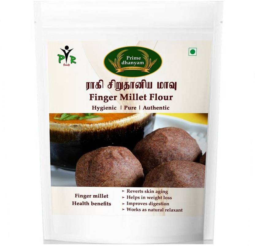Prime Dhanyam Finger Millet Flour Rich in Fiber Millet Weight