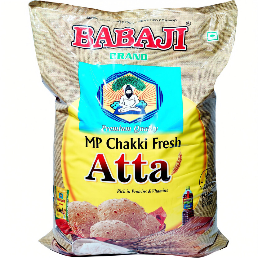 BABAJI BABAJI Whole Wheat Flour Fresh Chakki Atta(10 kg) - Flipkart Deal