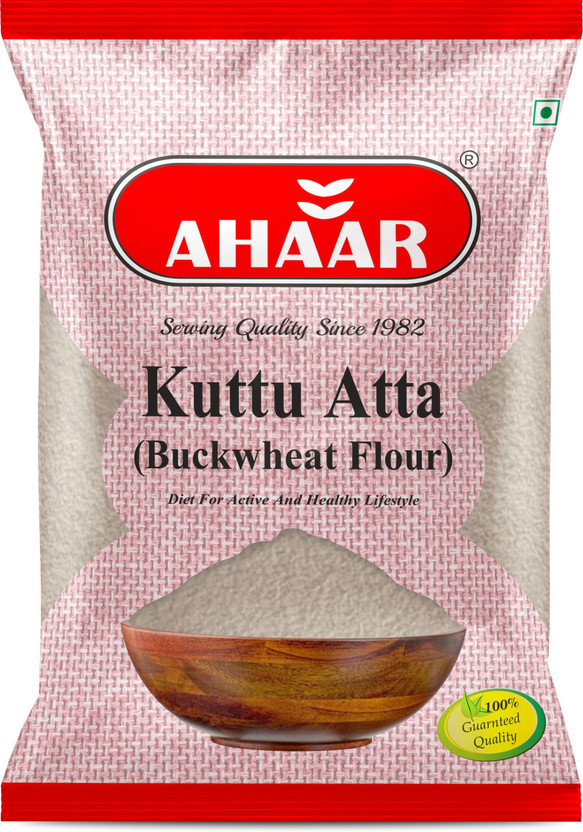 Ahaar Kuttu Flour 1Kg (250g Each X Pack 4)(1 kg, Pack of 4)
