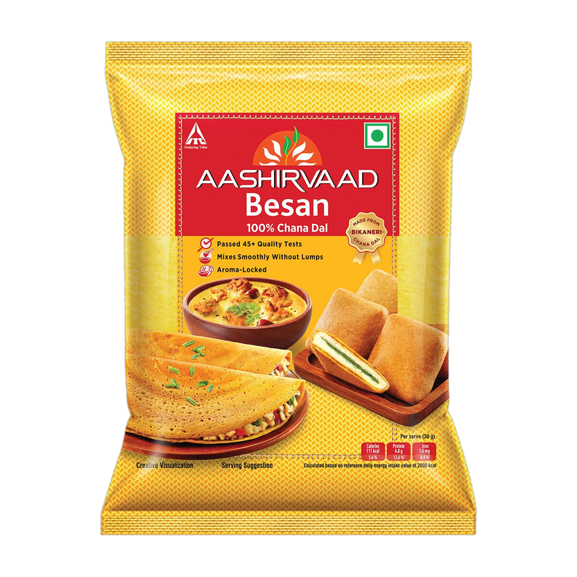 AASHIRVAAD Besan, Made from 100% Bikaneri Chana Dal(0.5 kg)