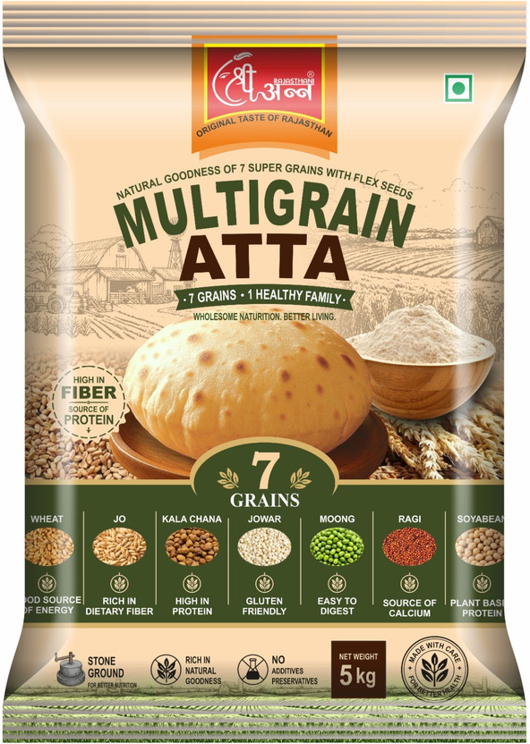 RajasthanishreeAnn multigrain atta(5 kg)