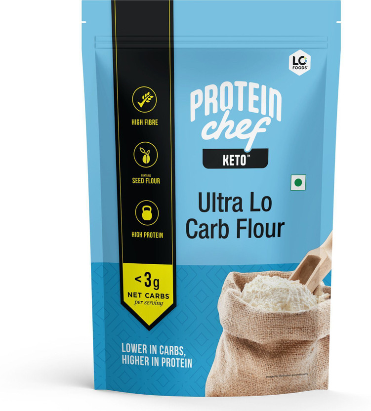 Lo! Foods Ultra Low Carb Keto Atta, High Protein, No Maida(1 kg)
