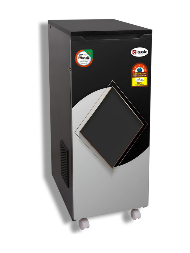 Classic Atta Chakki Black Square 2in1 - 1 HP Domestic Flour Mill for Grains & Masalas-10 Kg/Hr 2in1 Black Square Flourmill