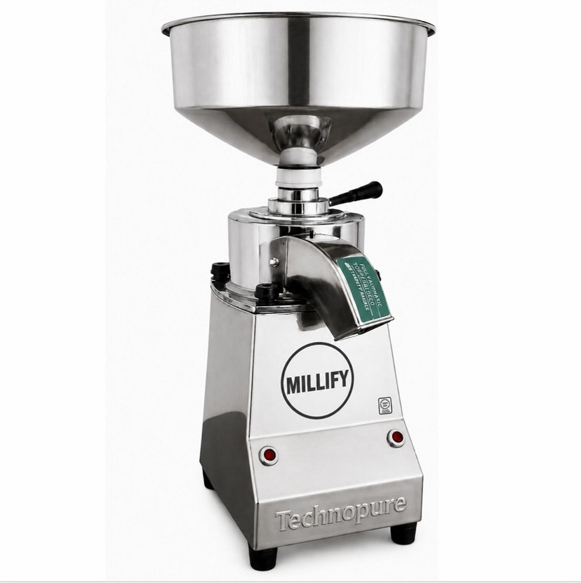 TechnoPure TechnoPure MILLIFY 500W Multi Grain Mill, Domestic Atta Chakki for Home, Heavy Duty Motor Mini Gharghanti Flour mill Stone Based Gharelu Atta Chakki, 5-10 Kg/Hour Flourmill - Flipkart Deal