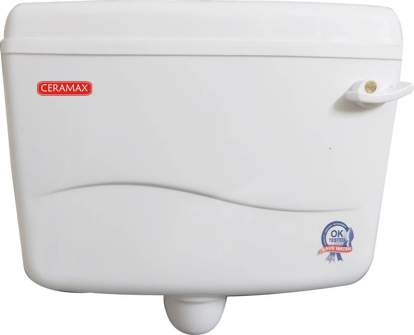 CERAMAX Flushing Cistern Toilet Flush Tank 10 Liter Heavy Duty Single